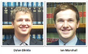 2013 Interns: Dylan Dinkla and Ian Marshall